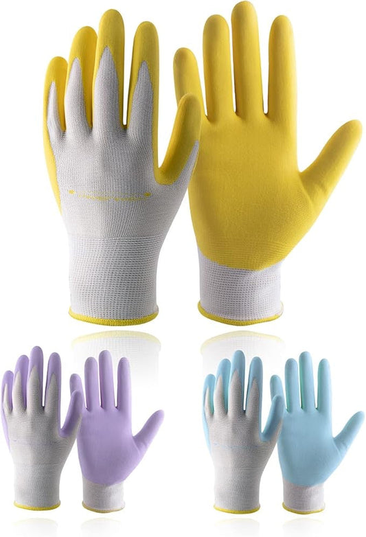 Nitrile-Coated Work Gloves (3-Pack)