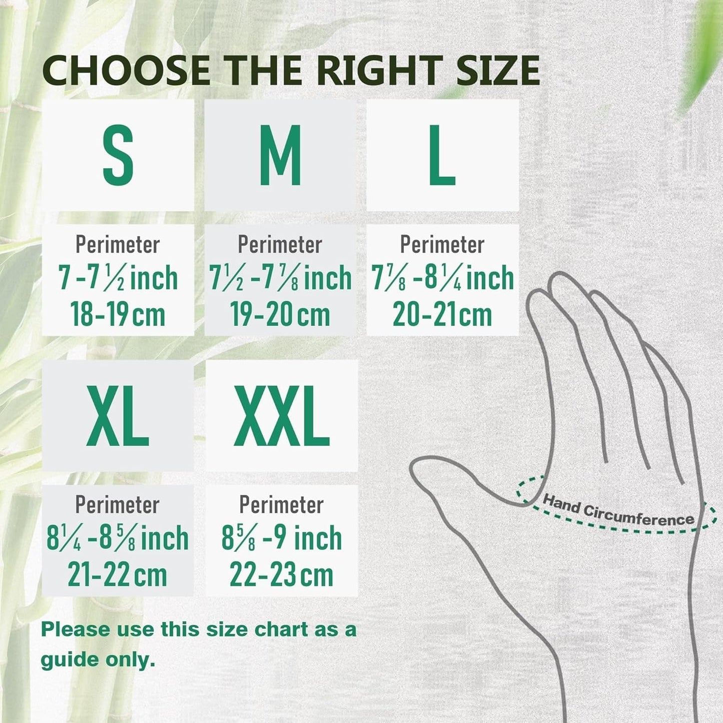 Bamboo Fiber Gardening Gloves